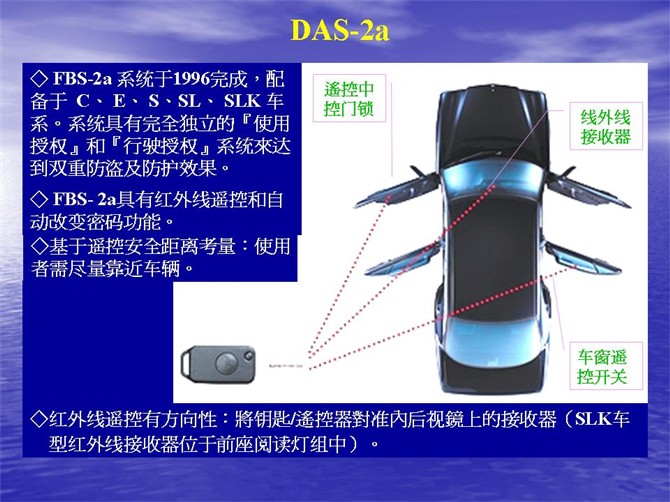 图解奔驰防盗系统的作用、构成、原理、钥匙匹配以及维修