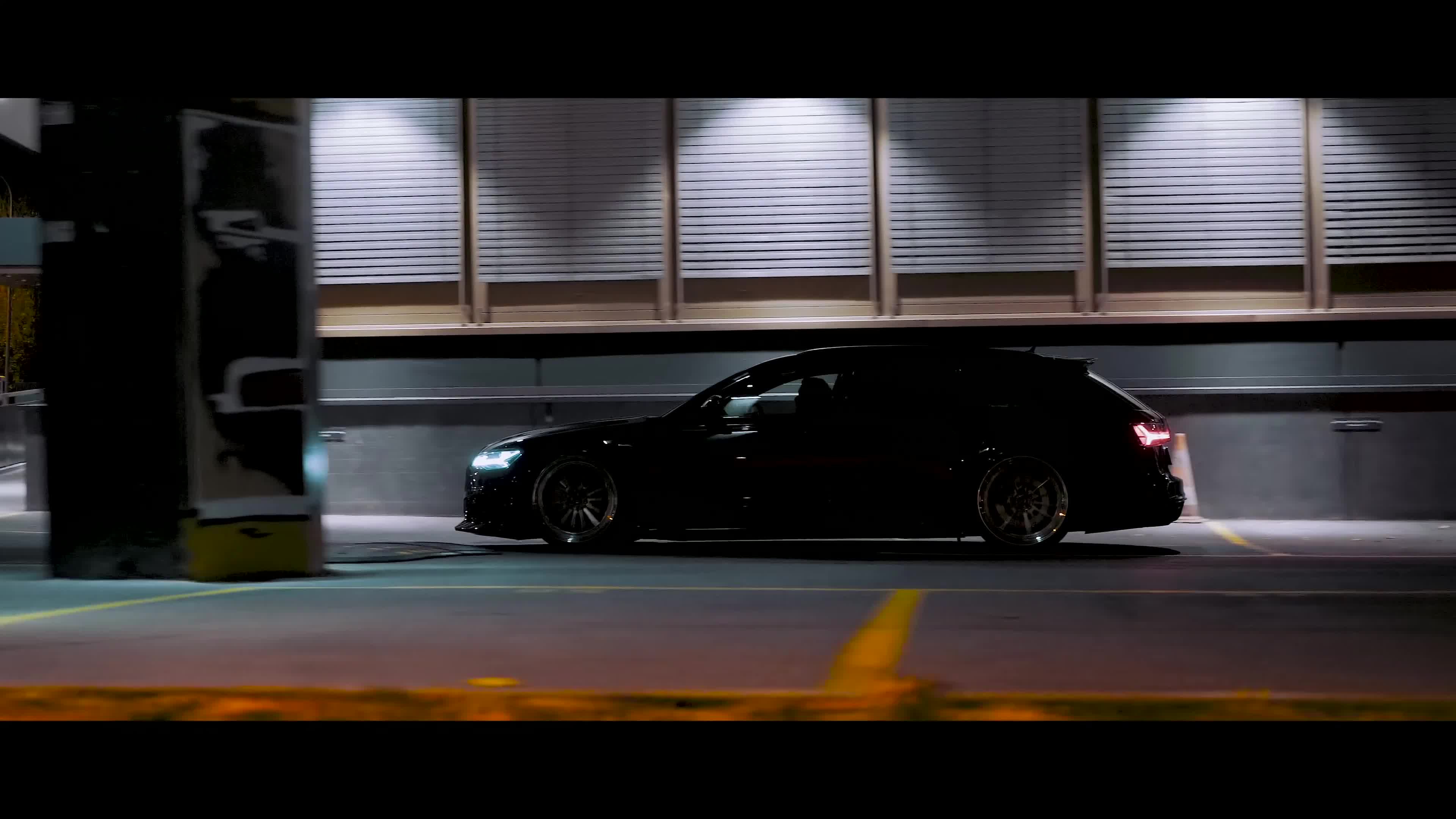 4K   ںҹд µRS6 x M6Through The Late Night   Audi RS6 X BMW M6_ 4K